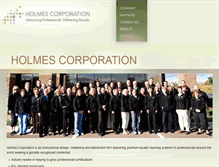 Tablet Screenshot of holmescorp.com